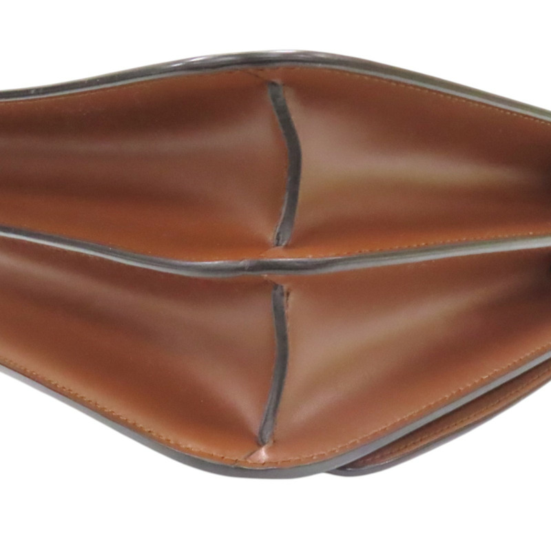 棕色 牛皮 TB 肩背包【BURBERRY 巴寶莉】 8010337-8