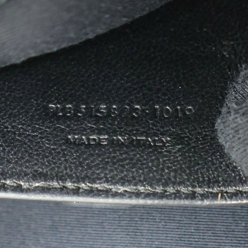 黑色 皮革壓紋 Sunset 鏈條肩背包【SAINT LAURENT YSL 聖羅蘭】 515823-6