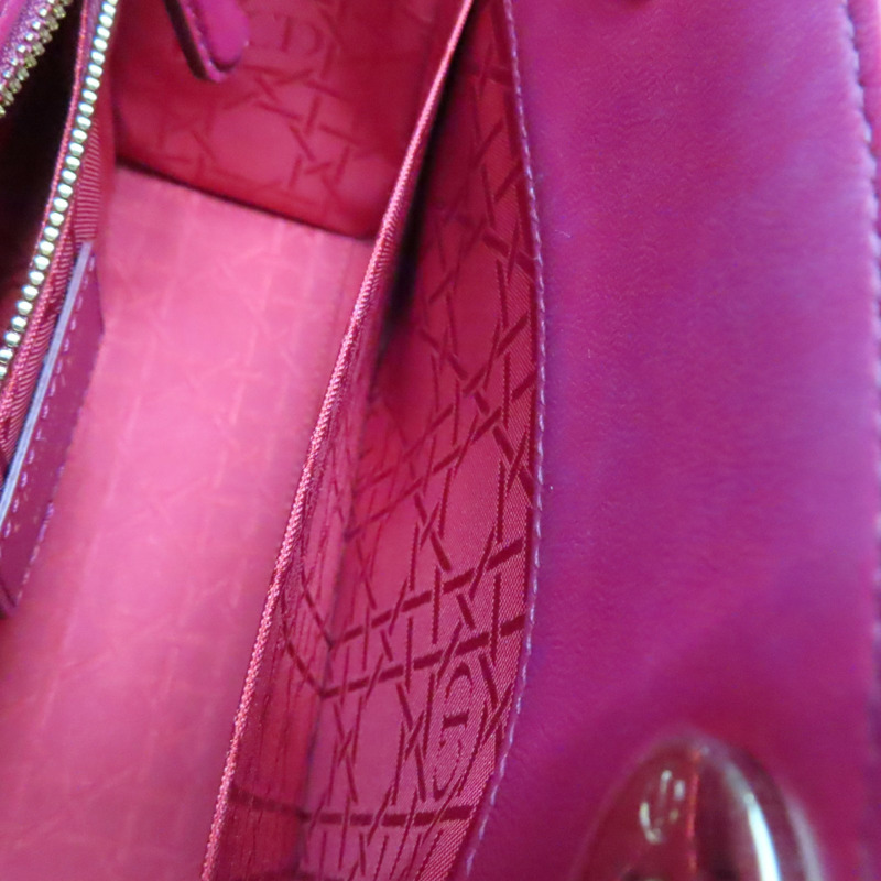 紅色 羊皮 Lady Dior Small 兩用包【Dior 迪奧】-4