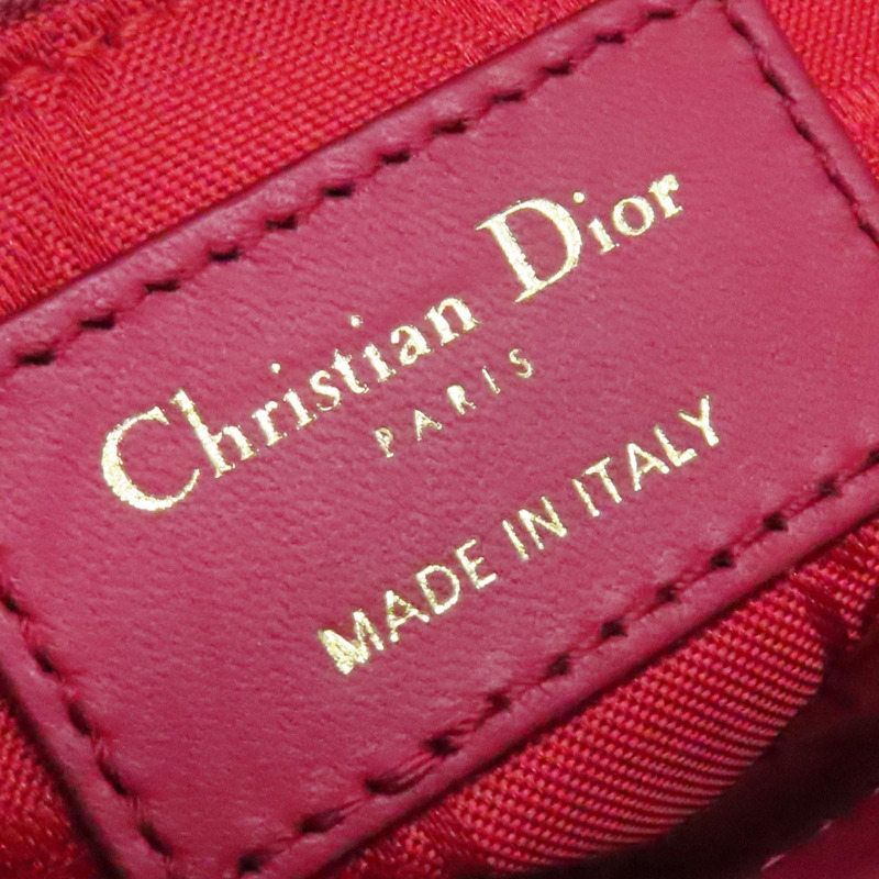 紅色 羊皮 Lady Dior Small 兩用包【Dior 迪奧】-5