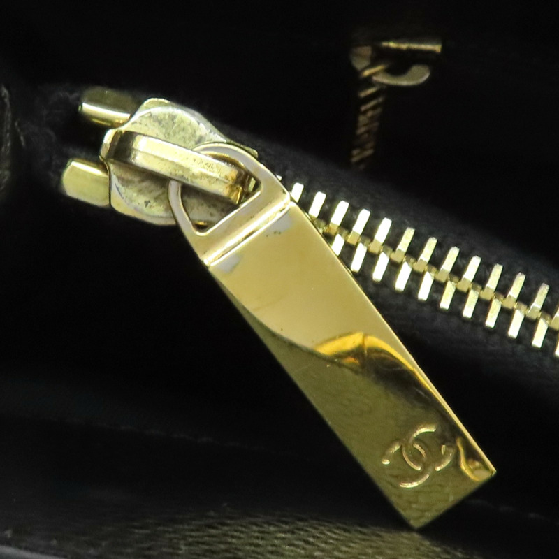 黑色 菱格紋 荔枝牛皮GST 肩背包 金釦 (無卡)【CHANEL 香奈兒】 A50995-7