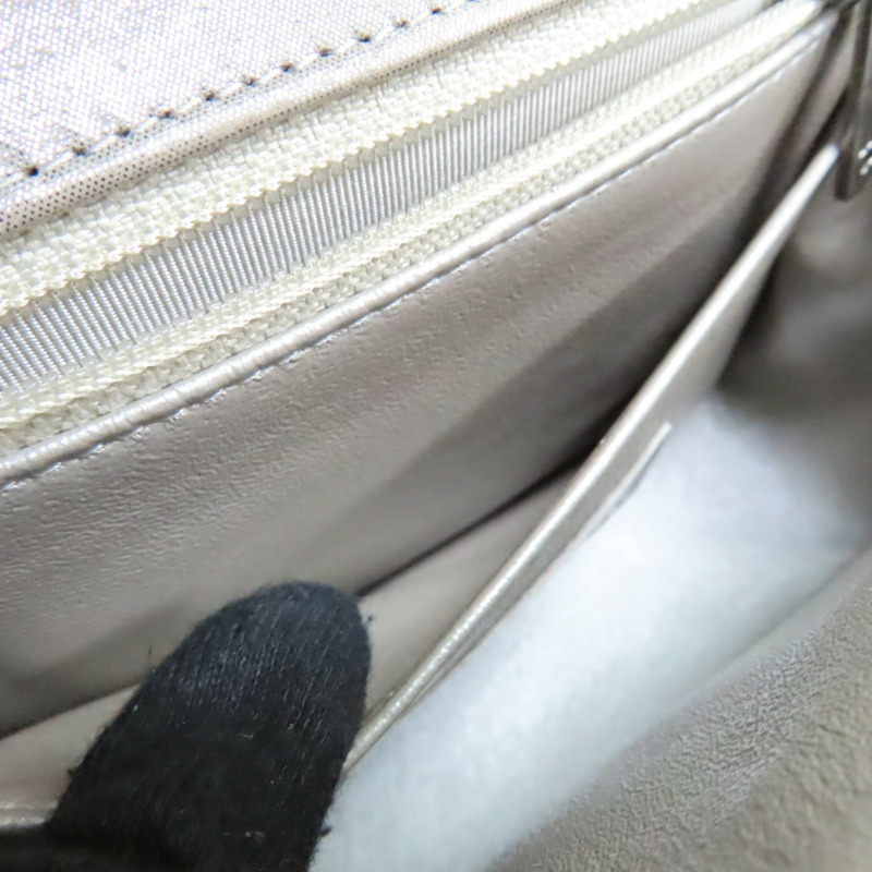 銀色 牛皮 COCO 17 肩背包【CHANEL 香奈兒】 A35200-3