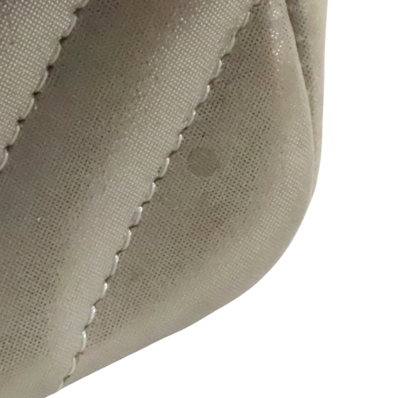 銀色 牛皮 COCO 17 肩背包【CHANEL 香奈兒】 A35200-13