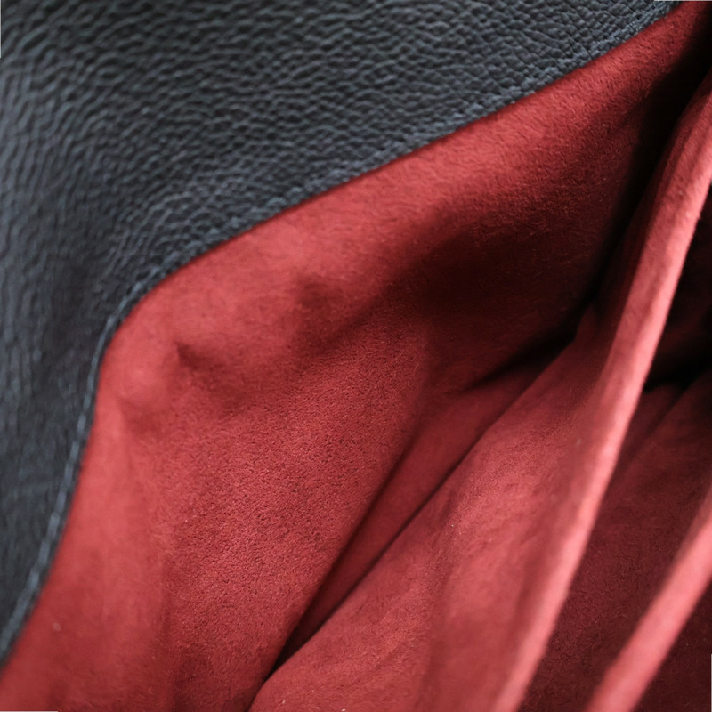 黑色牛皮/ 粉色老花logo Pochette Metis 肩背包【LOUIS VUITTON LV 路易威登】 M45773-3