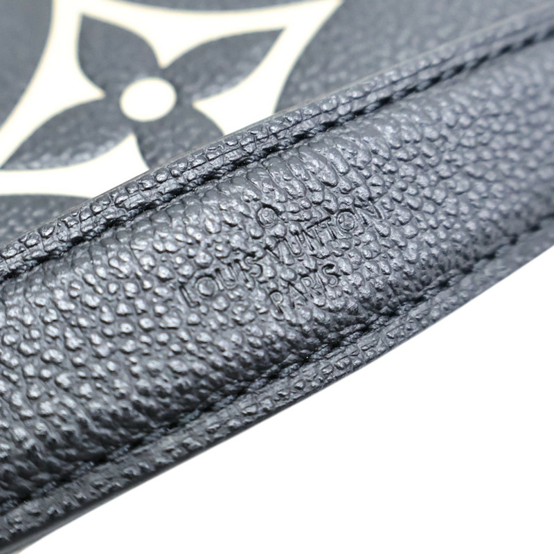 黑色牛皮/ 粉色老花logo Pochette Metis 肩背包【LOUIS VUITTON LV 路易威登】 M45773-5