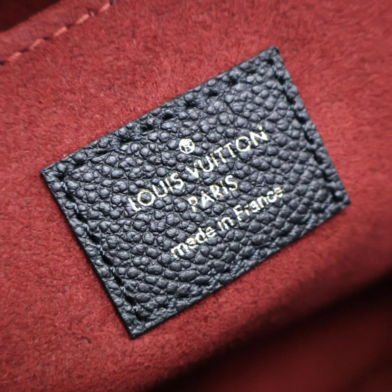 黑色牛皮/ 粉色老花logo Pochette Metis 肩背包【LOUIS VUITTON LV 路易威登】 M45773-6