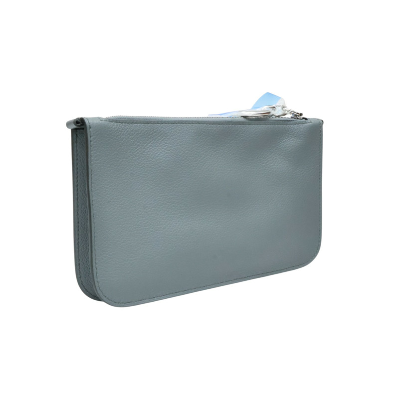 亞麻藍 Evercolor牛皮 Zipengo To Go 手拿包 K刻【HERMES 愛馬仕】 H086888CK-1