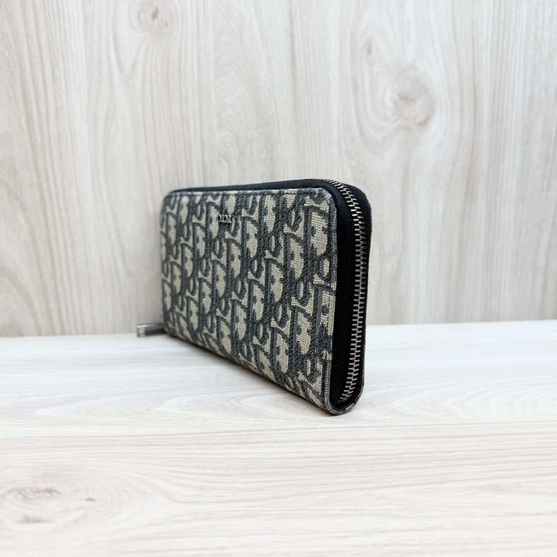 DIOR深藍oblique拉長夾-3