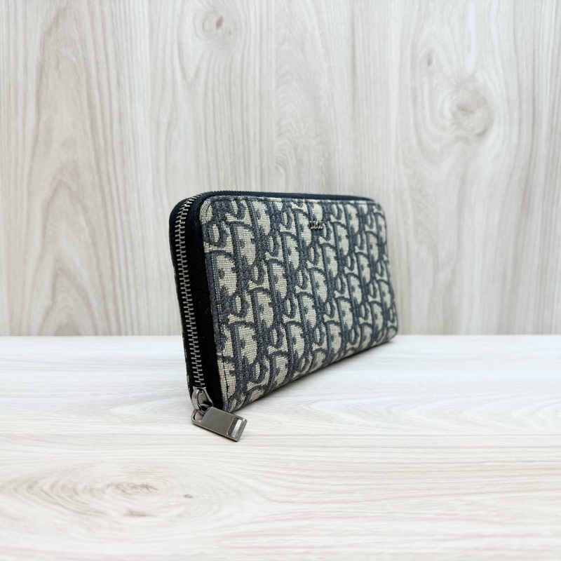 DIOR深藍oblique拉長夾-4