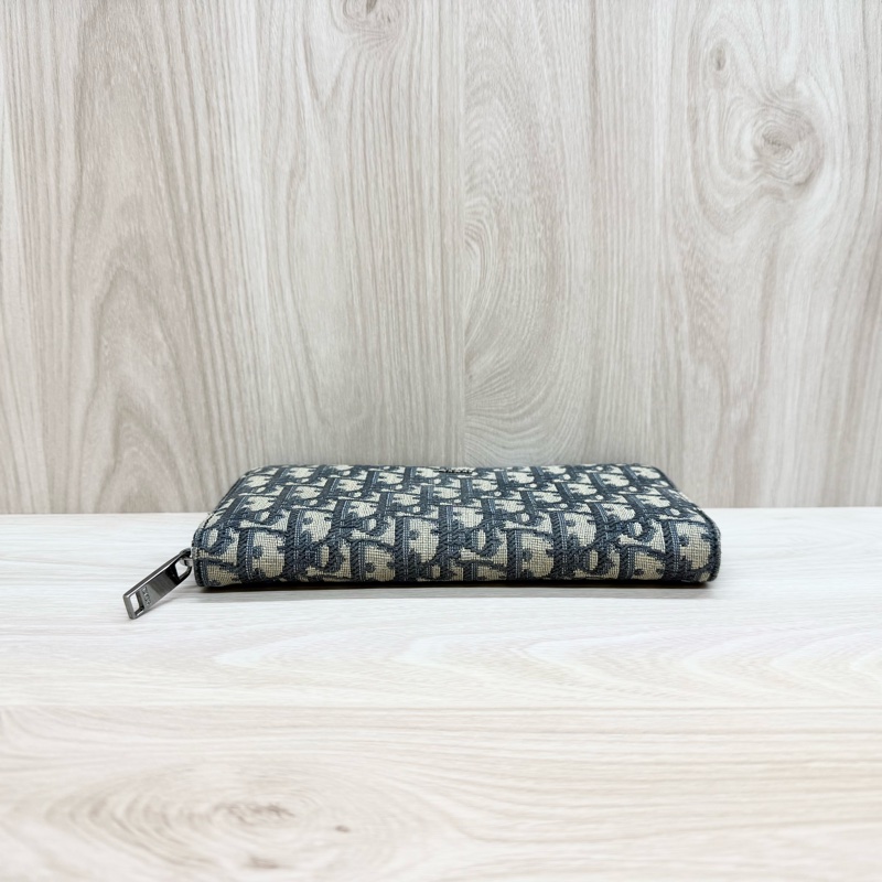 DIOR深藍oblique拉長夾-5