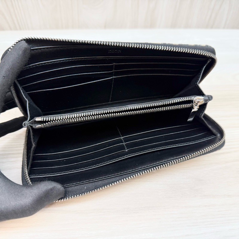 DIOR深藍oblique拉長夾-7