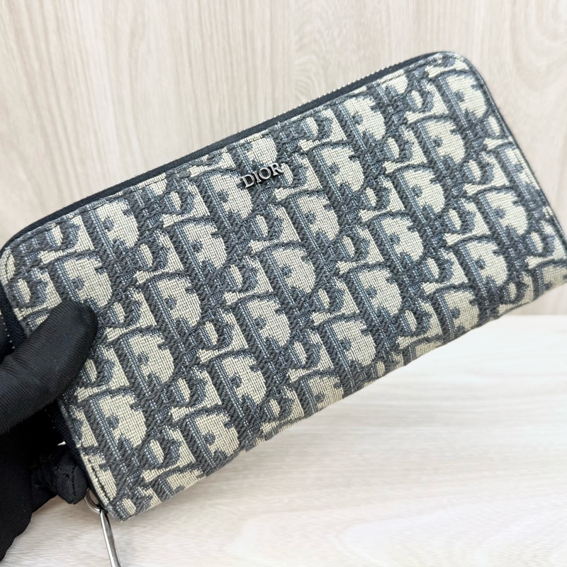 DIOR深藍oblique拉長夾-10