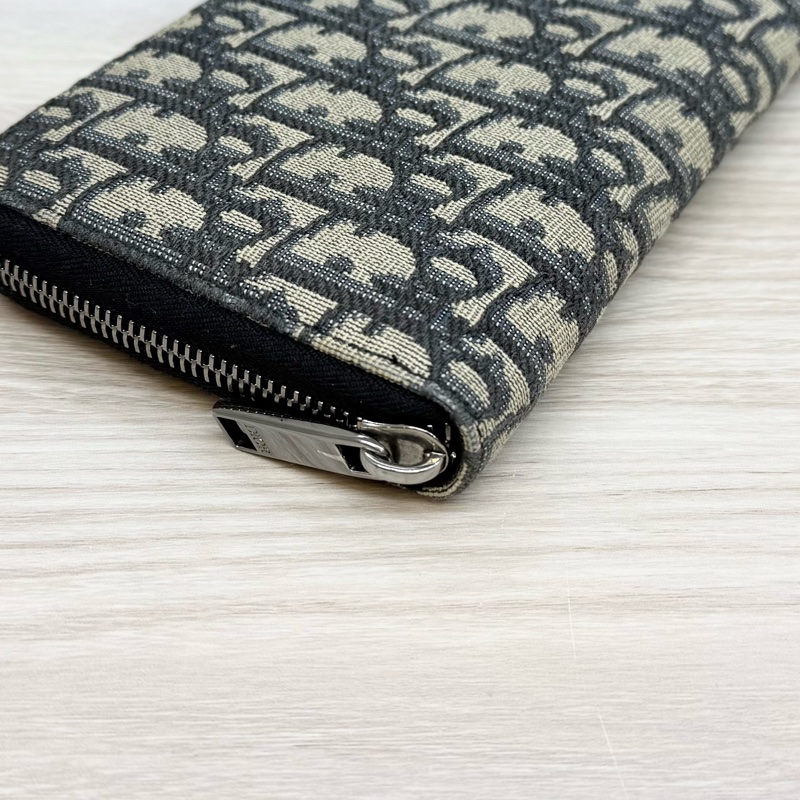 DIOR深藍oblique拉長夾-11