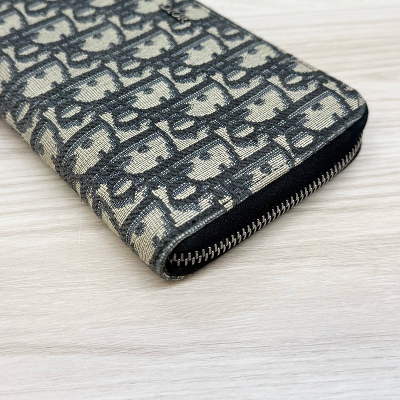 DIOR深藍oblique拉長夾-12