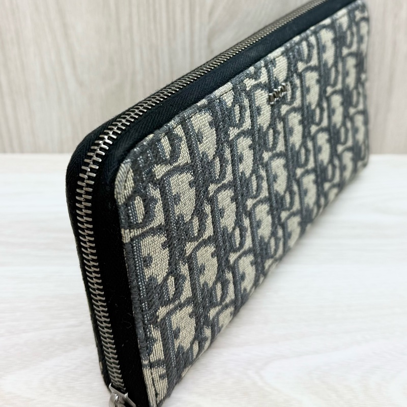 DIOR深藍oblique拉長夾-13