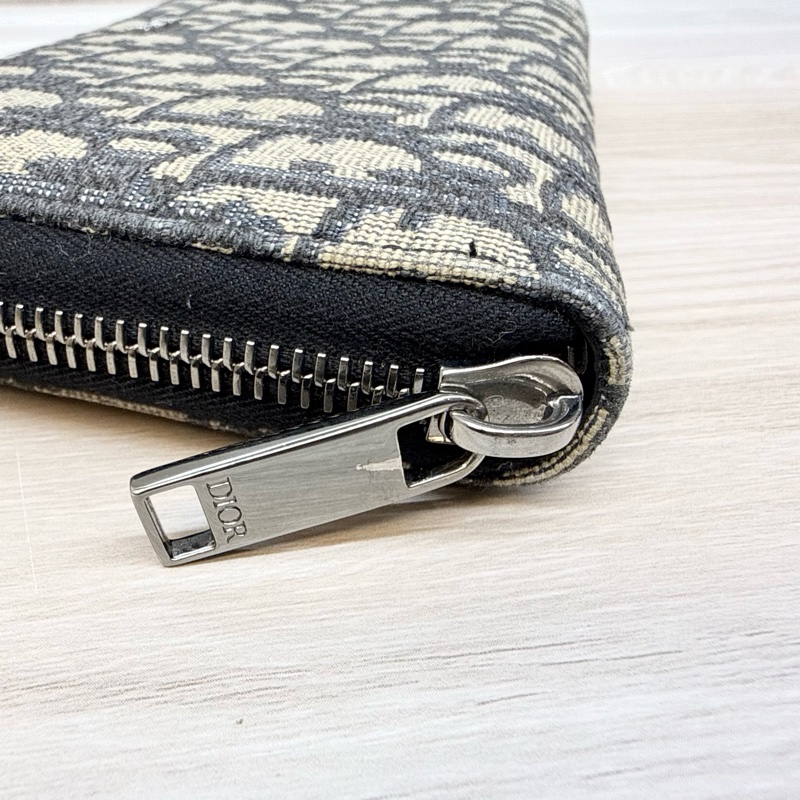 DIOR深藍oblique拉長夾-14