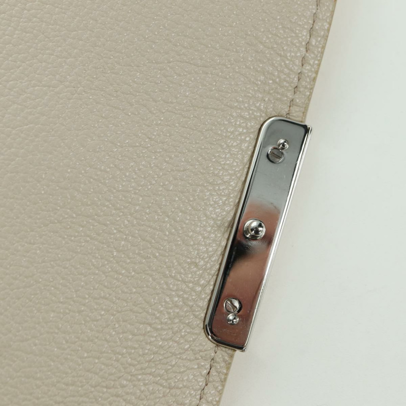 【日本直送】Miu Miu 象牙銀色皮革肩背包 正品 am11214V-22