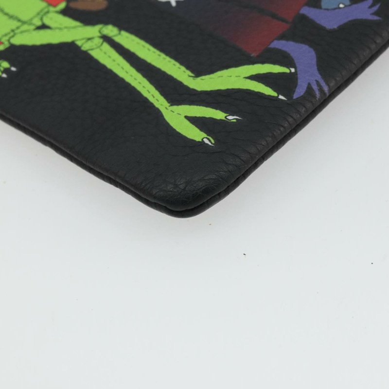 【日本直送】路易威登 Taurillon Clemence LV Friend A4 手拿包 黑色 M80147 正品 YKZ1165SAM-13