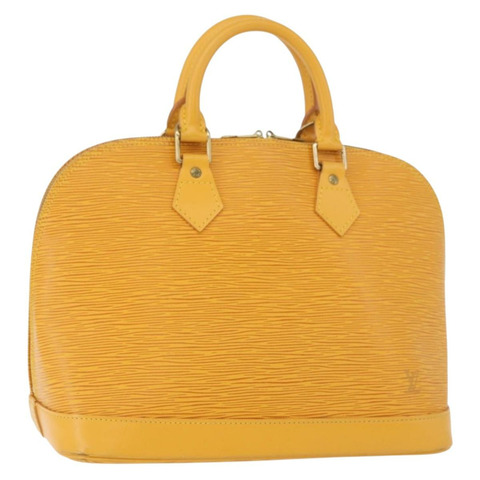 路易威登 Epi Alma 手提包 黃色 M52149 LV 正品 YKZ1031A