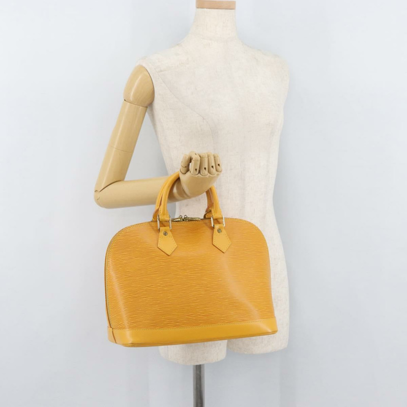 【日本直送】路易威登 Epi Alma 手提包 黃色 M52149 LV 正品 YKZ1031A-20