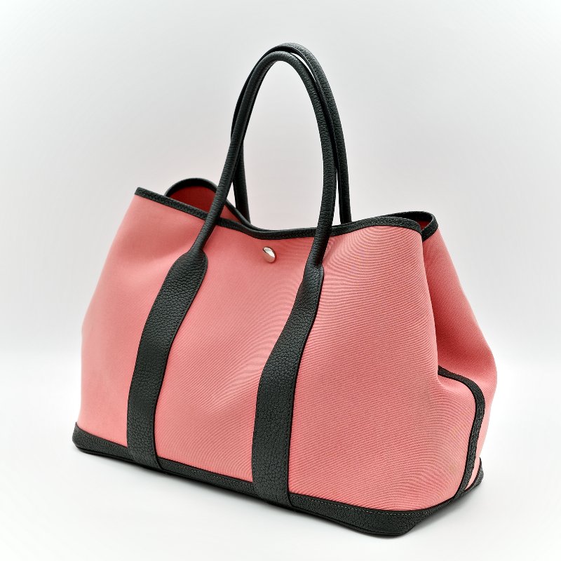 Hermès 愛馬仕 拼色 Garden Party 玫瑰粉 手提包 A 刻-2