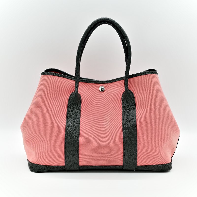 Hermès 愛馬仕 拼色 Garden Party 玫瑰粉 手提包 A 刻-3