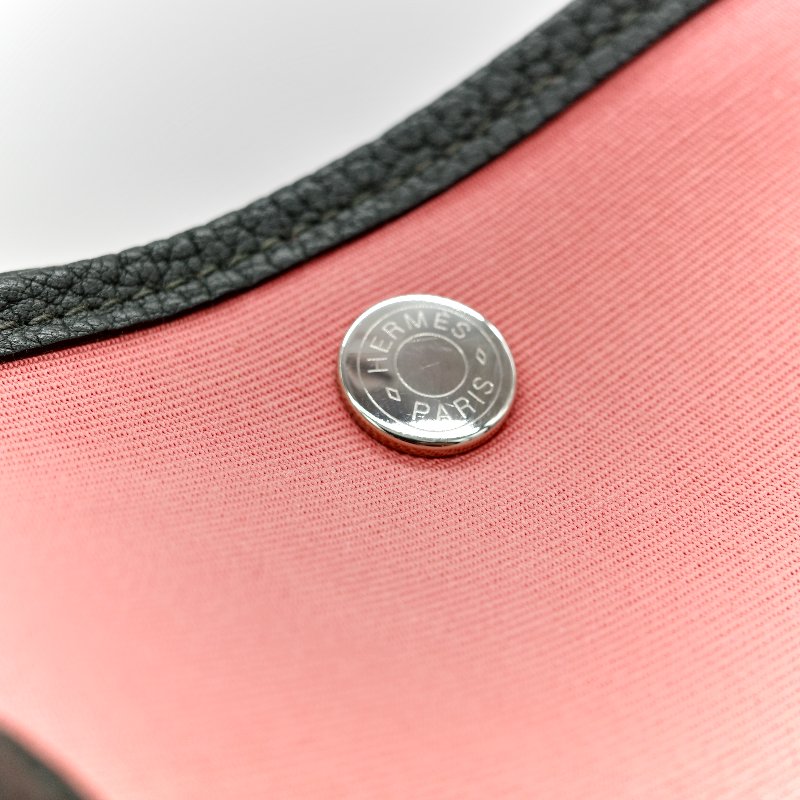 Hermès 愛馬仕 拼色 Garden Party 玫瑰粉 手提包 A 刻-18
