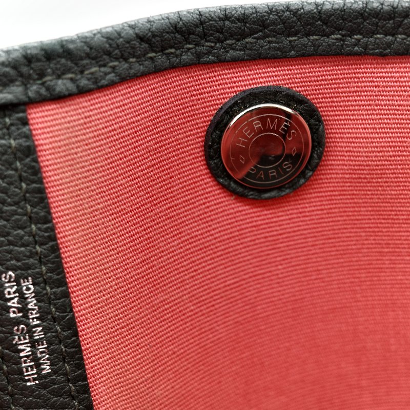 Hermès 愛馬仕 拼色 Garden Party 玫瑰粉 手提包 A 刻-27