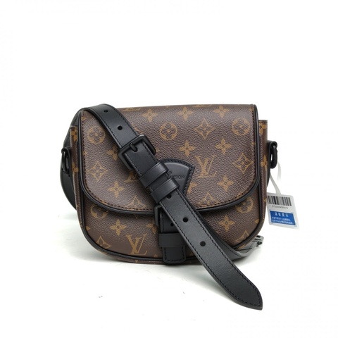 LOUIS VUITTON Montsouris郵差包小號老花PVC晶片