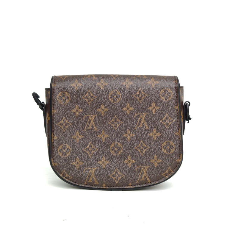 LOUIS VUITTON Montsouris郵差包小號老花PVC晶片-2