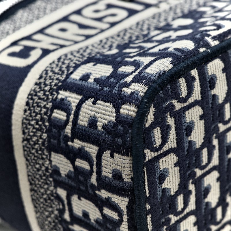 Dior 迪奧 Travel Vanity Case 老花 刺繡帆布 化妝包 手提包-10