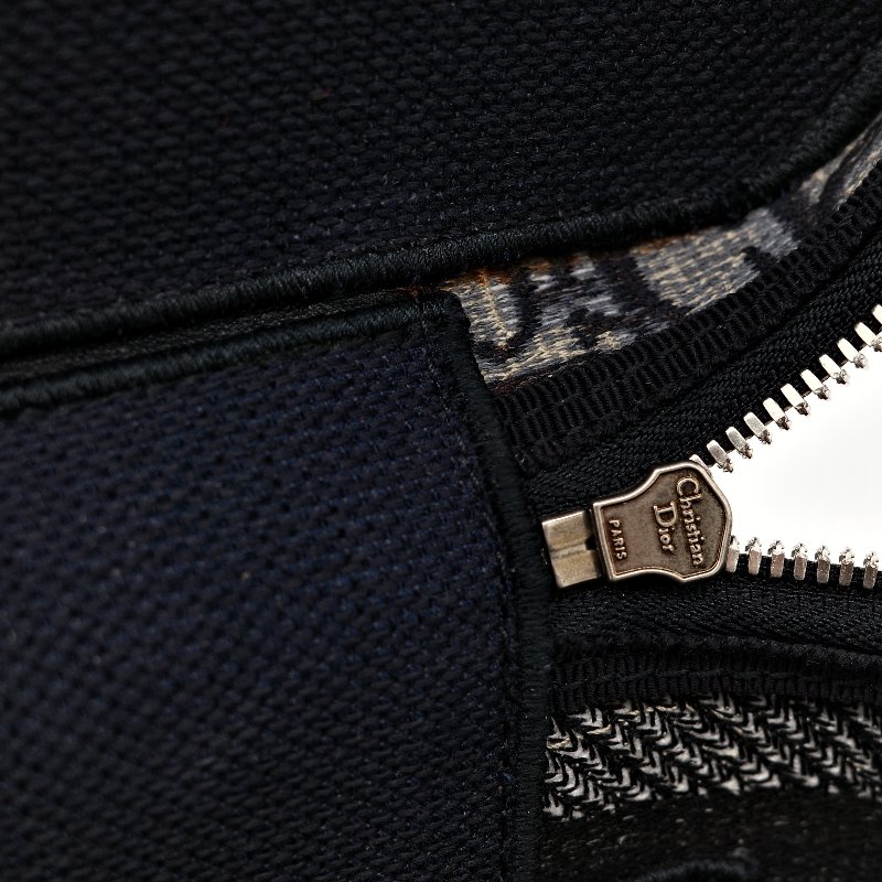 Dior 迪奧 Travel Vanity Case 老花 刺繡帆布 化妝包 手提包-25