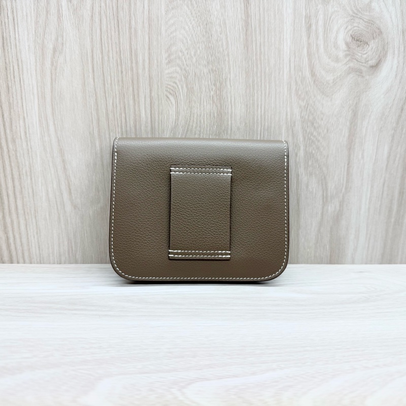 Hermes 18大象灰evercolor皮Constance slimH夾-2