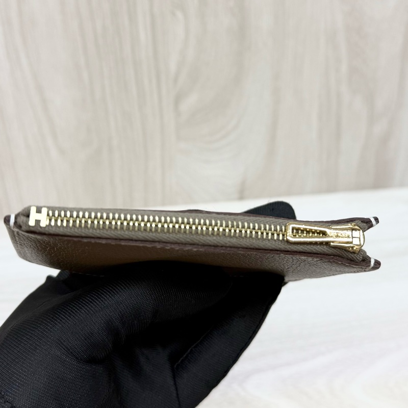 Hermes 18大象灰evercolor皮Constance slimH夾-11