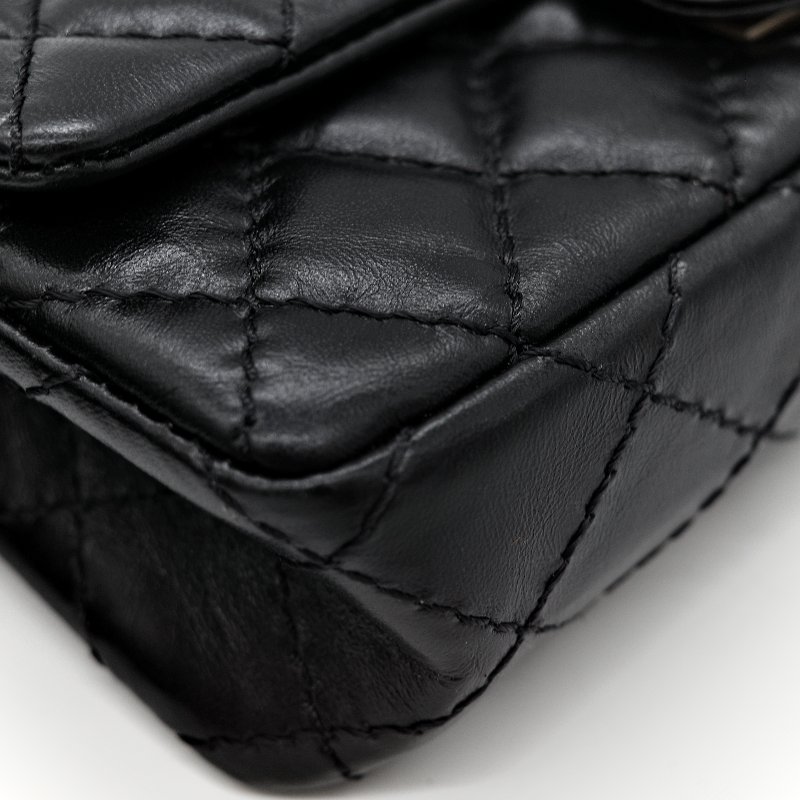 Chanel 香奈兒 2.55 黑金 腰包 胸包-11