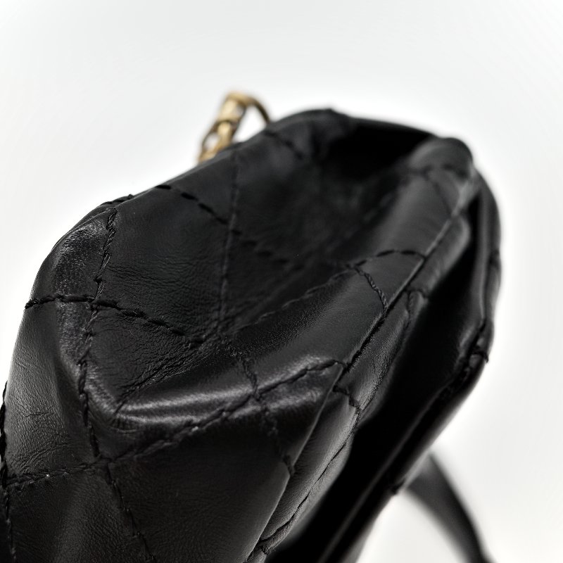 Chanel 香奈兒 2.55 黑金 腰包 胸包-14