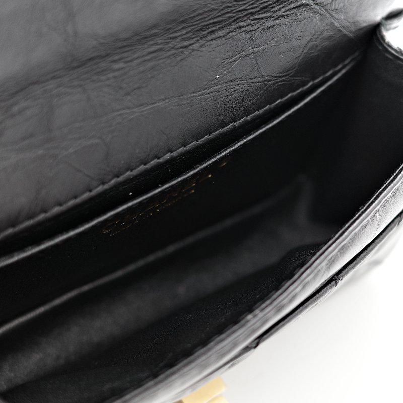 Chanel 香奈兒 2.55 黑金 腰包 胸包-22