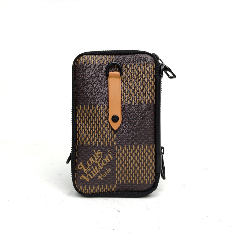 LOUIS VUITTON NIGO聯名Double斜挎包小烏龜圖案晶片-2