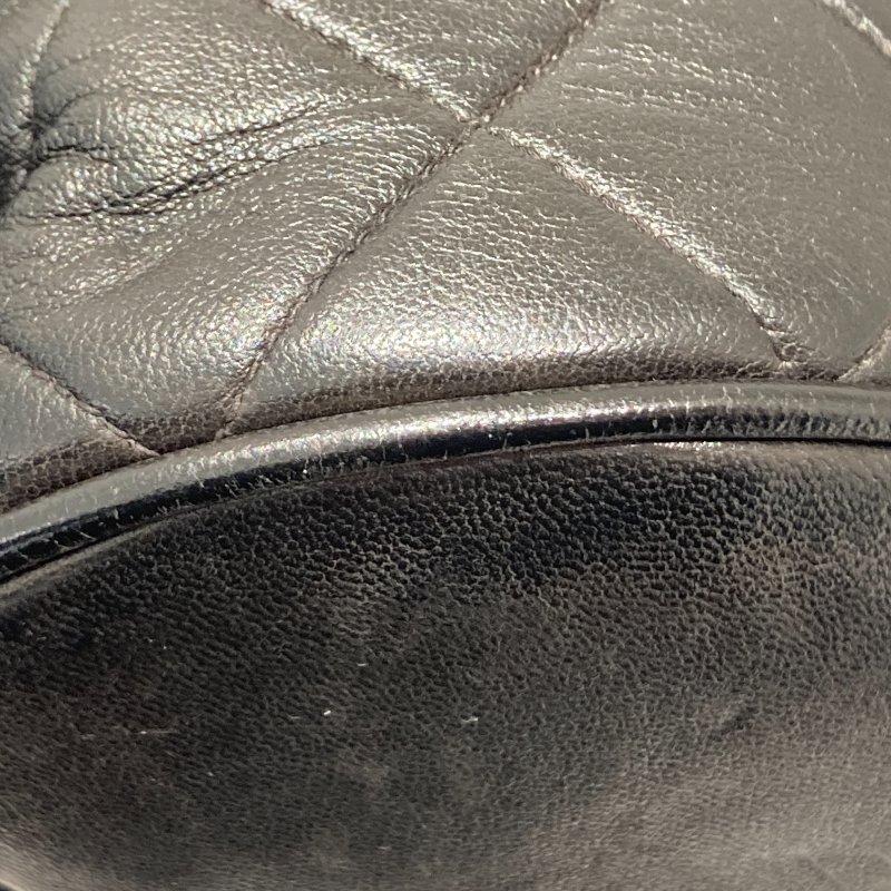 CHANEL 香奈兒 MATELASSÉ 雙肩包 A10177 後背包 羊皮 黑色 金扣-10