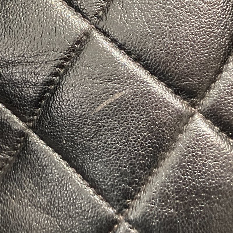 CHANEL 香奈兒 MATELASSÉ 雙肩包 A10177 後背包 羊皮 黑色 金扣-13