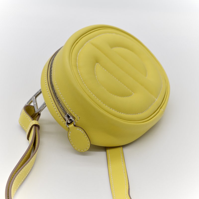Hermès 愛馬仕 In The Loop 檸檬黃 豬鼻子 斜背包 胸背包-5