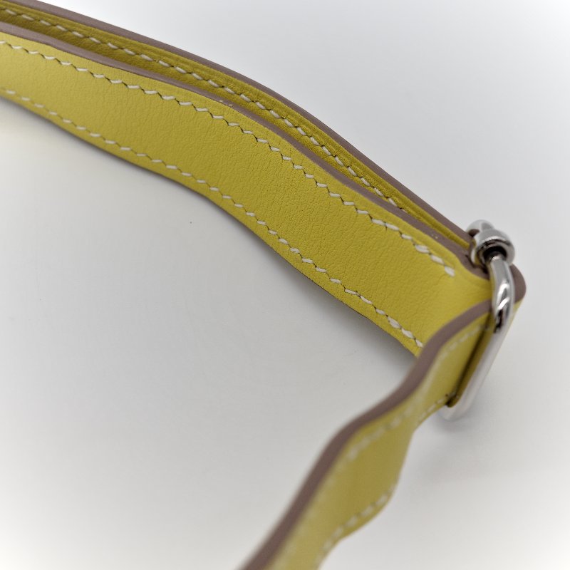 Hermès 愛馬仕 In The Loop 檸檬黃 豬鼻子 斜背包 胸背包-14