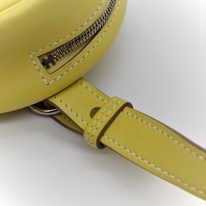 Hermès 愛馬仕 In The Loop 檸檬黃 豬鼻子 斜背包 胸背包-15