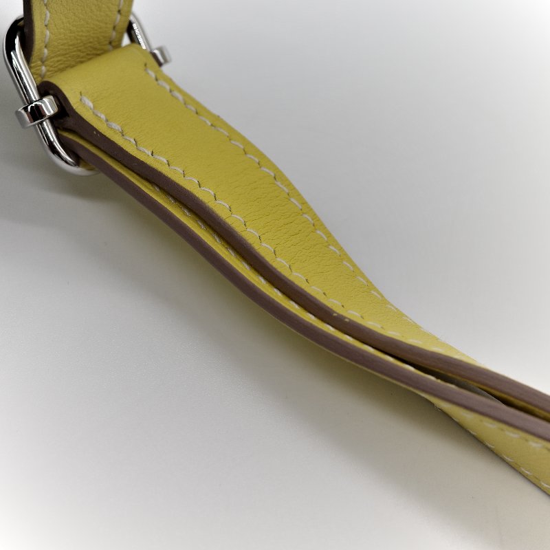 Hermès 愛馬仕 In The Loop 檸檬黃 豬鼻子 斜背包 胸背包-16