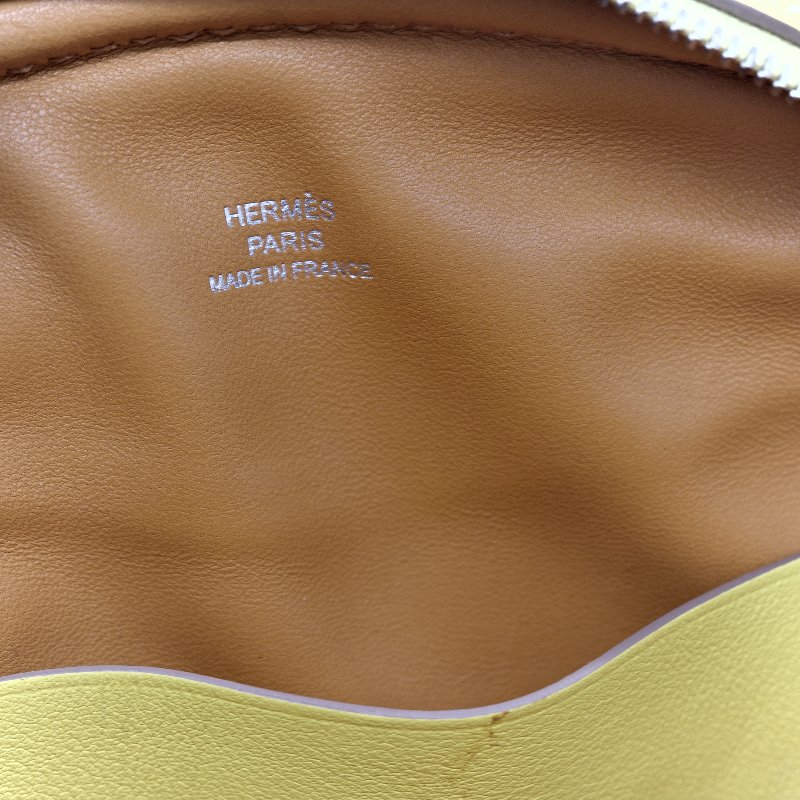 Hermès 愛馬仕 In The Loop 檸檬黃 豬鼻子 斜背包 胸背包-18