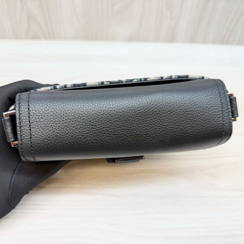 DIOR深藍牛皮Saddle迷你男郵差包2ADCA435YKS-11