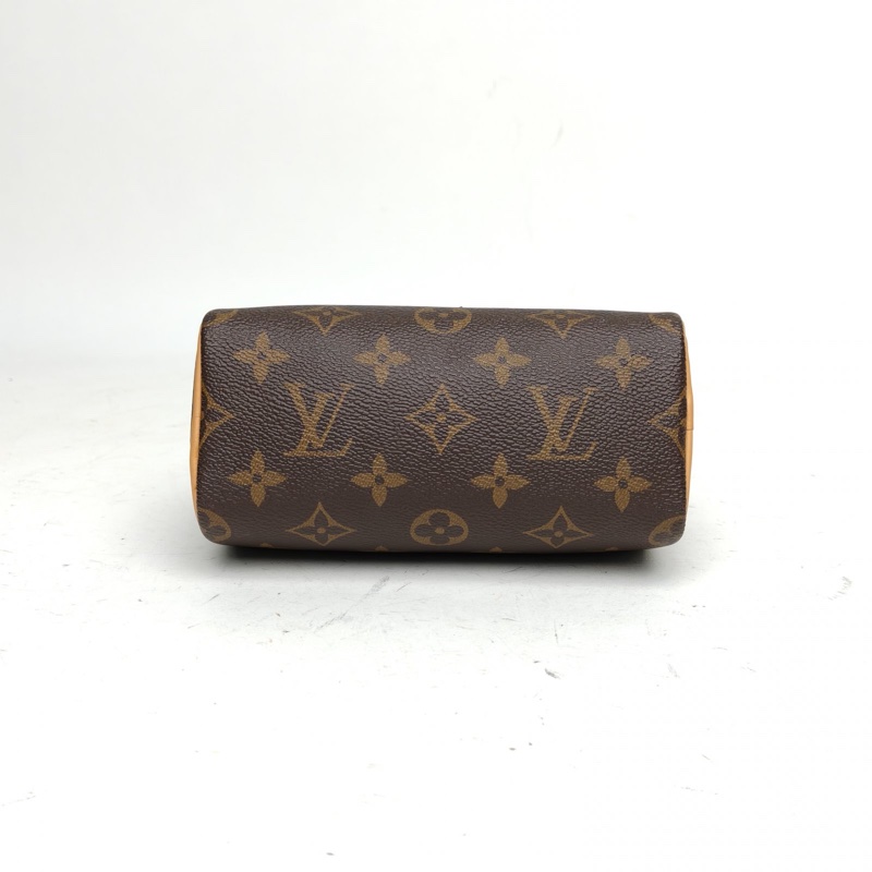 LOUIS VUITTON SpeedyNano16可拆卸肩帶老花PVC2024-3