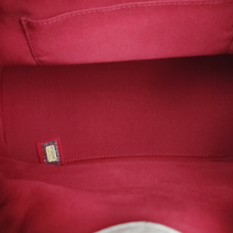 CHANEL GABRIELLE流浪雙肩包小號白色牛皮26開金銀扣-5