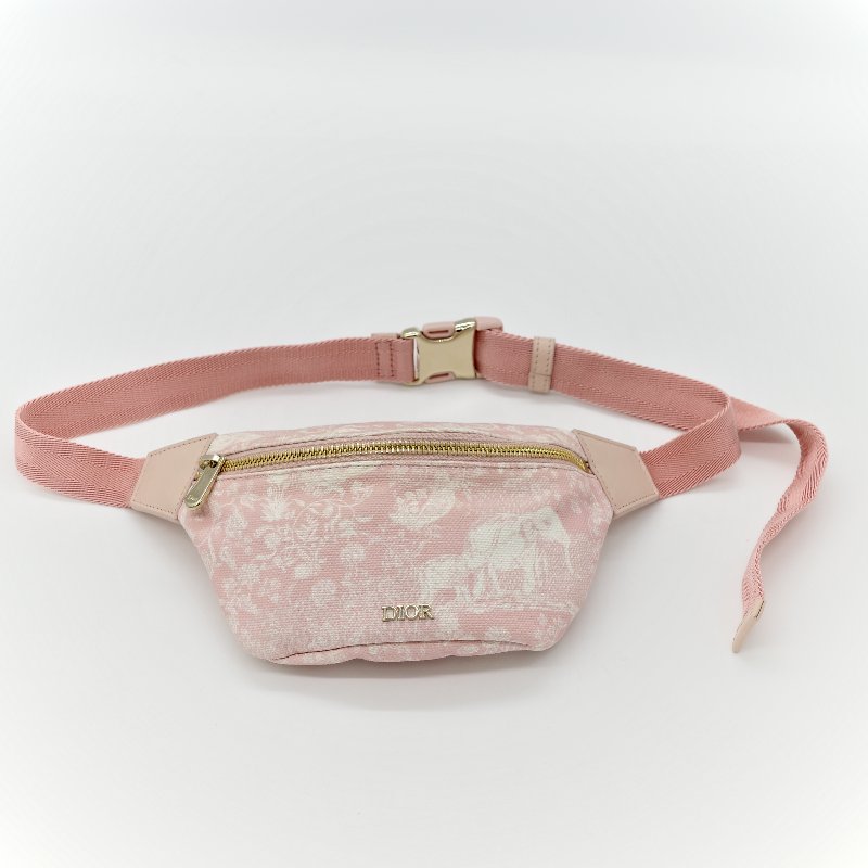 Dior 迪奧 Baby Belt Bag 粉色 腰包 斜背包-1