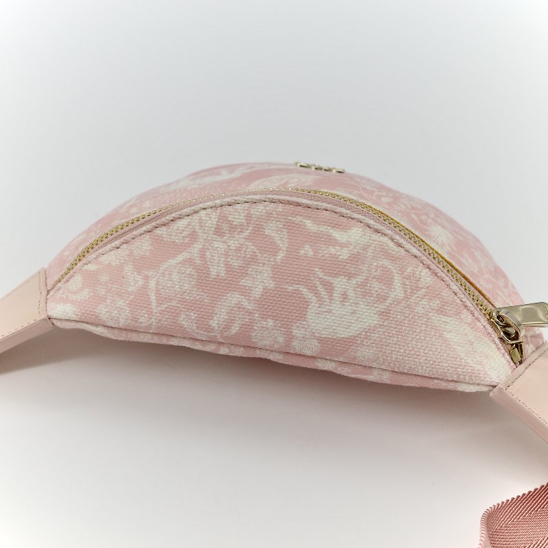 Dior 迪奧 Baby Belt Bag 粉色 腰包 斜背包-8